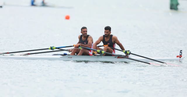 جدّافا العراق يتأهلان إلى نهائي الزوجي الثقيل في آسياد ناغويا