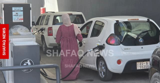 سائقات السليمانية في طوابير البنزين.. محطة واحدة لا تنهي الانتظار