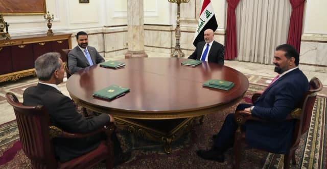 الرئاسات العراقية الأربع تؤكد على توسيع العلاقات الدولية في مختلف المجالات