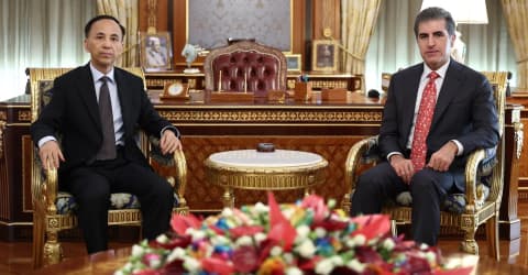 نێچیروان بارزانی دەسخوەشی کەێد ئەرا وازکردن بەش کوردی لە زانکۆی پەکین چینی