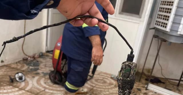 أربيل.. شاحن هاتف يشعل حريقا التهم منزلاً في كويسنجق
