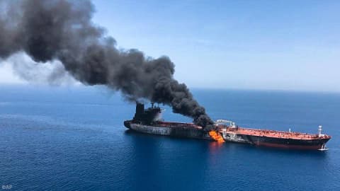 درۆنیگ بارهەڵگریگ نەفت لە نزیک کەنداو عومان کەێدە ئامانج