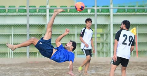 المصافي يفتتح دوري الكرة الشاطئية للموسم 2026-2027 بفوز على السياحة