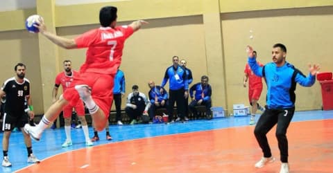 نفط البصرة يحسم ديربي المدينة أمام بلدية البصرة لكرة اليد