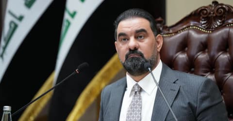 Al-Halbousi backs legal measures to enforce state control of arms