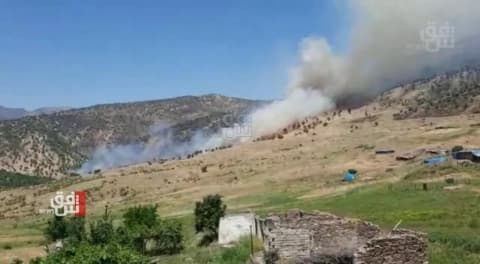 وە ئامانجگردن بارەگای پارت ئازادی کوردستان ئیران، وە 4 مووشەک لە بالیسان لە هەرێم کوردستان