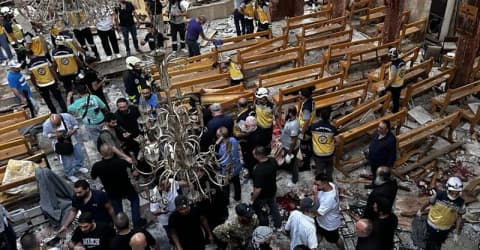 17 قتيلا ومصابا بهجوم على كنيسة في الأردن