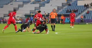 رواد العراق يمطرون شباك عُمان بخماسية نظيفة في بطولة كأس الخليج لقدامى اللاعبين