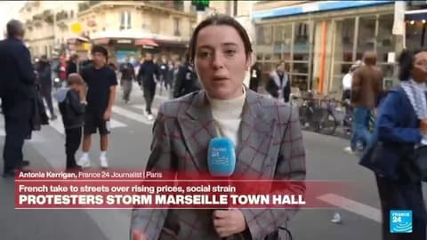 Protests in France: "Two fires broke out in Place de la République"