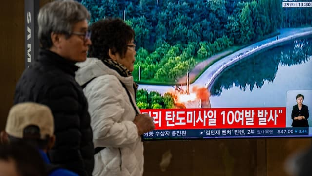 North Korea fires 'around a dozen' ballistic missiles amid rising tensions with South Korea