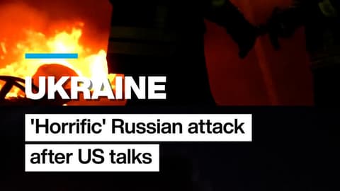 Russia pounds Kyiv, ending three-day halt for US talks