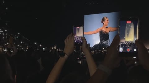 Behind the scenes of Céline Dion's high-tech comeback