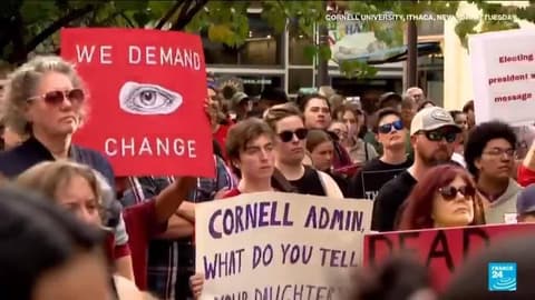 Cornell University bans fraternity parties after alleged gang rape