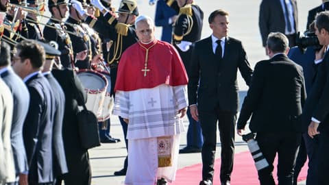 Pope Leo XIV's France visit puts Macron in diplomatic balancing act