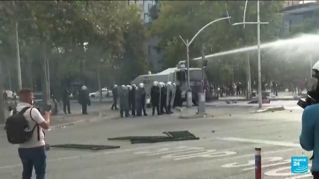 Albania's leader defies calls to resign as student protesters rampage in capital