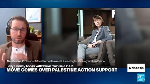 Sally Rooney books cannot be sold in UK amid Palestine Action ban: publisher