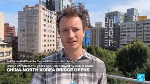 China, North Korea open long-delayed border bridge
