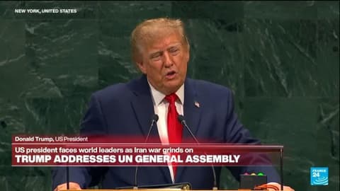 REPLAY: Trump defends Iran war, attacks ICC in UN speech