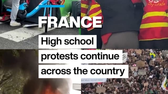 From Paris to Marseille, high school protests continue across France