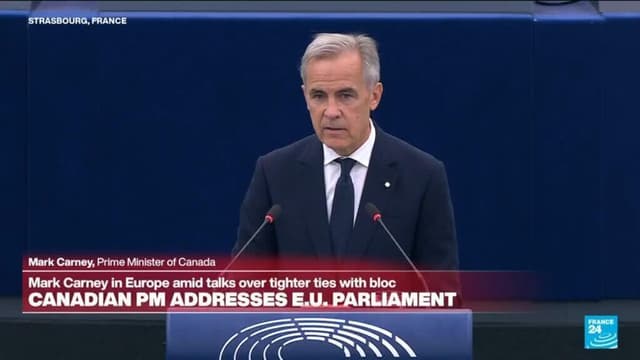 REPLAY: Canadian PM Mark Carney addresses EU Parliament