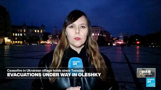 War in Ukraine: Evacuations under way in Russian-occupied Oleshky