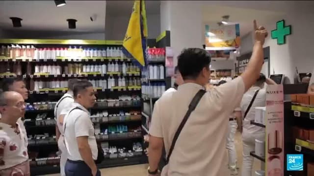 Why are tourists flocking to French pharmacies?
