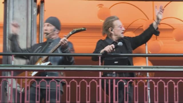 U2 celebrate 50 years in music with surprise gigs