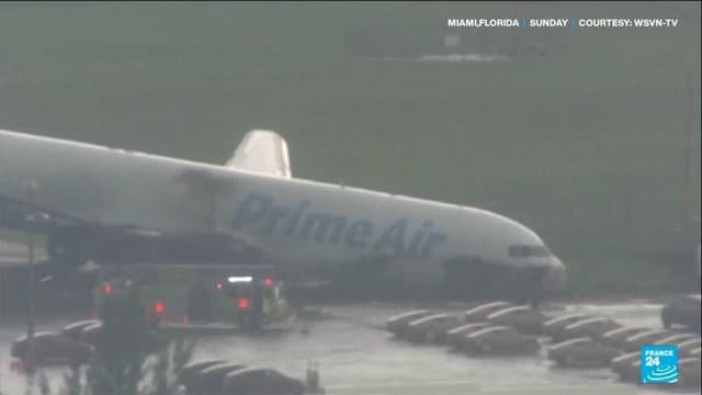 Five dead after Amazon cargo plane crashes in Miami airport