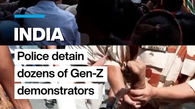 Indian police detain demonstrators as protests over voter roll revision intensify