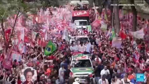 Lula and Bolsonaro in final push for votes ahead of Brazil's knife-edge election