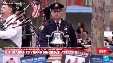 REPLAY: 9/11 25th anniversary commemorations begin