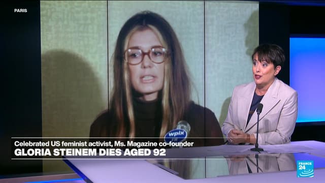 US feminist icon and journalist Gloria Steinem dies aged 92