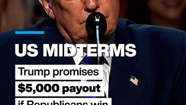 US midterms: Trump promises $5,000 payout if Republicans win