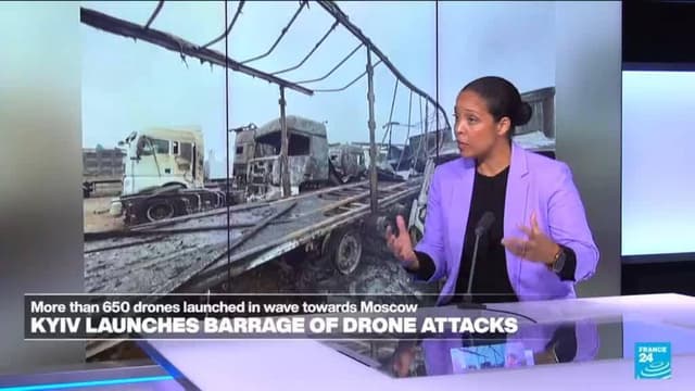 Ukrainian drones kill two, hit fuel hub in one of biggest attacks on Moscow region