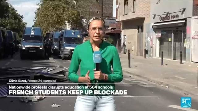 'Apocalyptic scenes' as France school protests escalate