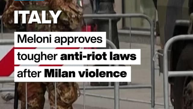 Italy: Giorgia Meloni approves tougher anti-riot laws after Milan violence 🇮🇹