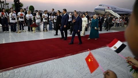Xi calls on Mideast nations to be ‘masters of their own affairs’ in rare Egypt visit