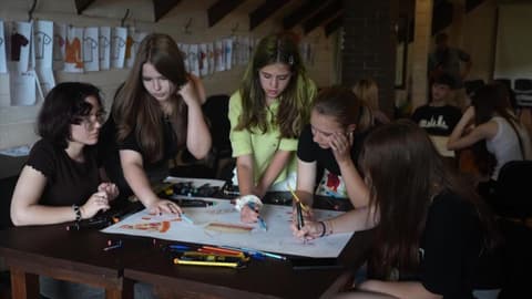 In Ukraine, teens try to heal from trauma of war at summer camp