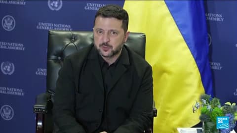 Zelenskyy set to address UN as Russia strikes Kyiv