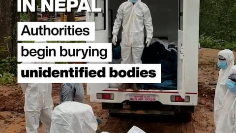 FRANCE 24 in Nepal: In Bharatpur, authorities begin burying unidentified bodies