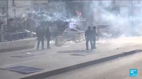 Students and police clash as France struggles to quell school protests