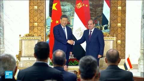الرئيس الصيني يدعو من مصر إلى رفض "التدخل الخارجي" في الشرق الأوسط