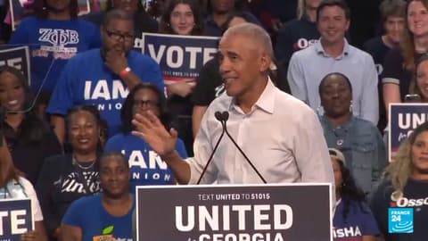 Trump and Obama trade barbs in closing week of US midterm election