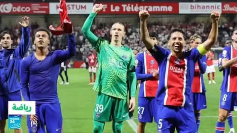 الفوز الأول لباريس سان جرمان في الدوري الفرنسي لكرة القدم