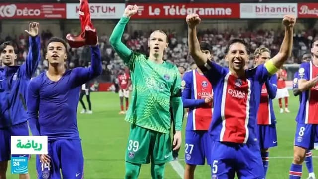 الفوز الأول لباريس سان جرمان في الدوري الفرنسي لكرة القدم