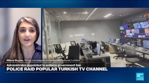 Amnesty on Turkish media crackdown: 'Disinformation flourishes when media landscape's narrowed down'