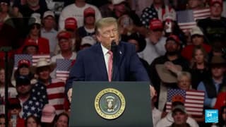 Trump campaigns in deep-red states, fearing Democratic wave