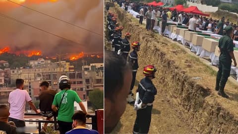 الجزائر: دفن جماعي يكشف جزءا من حجم الخسائر البشرية في "الأربعاء الأسود" للحرائق