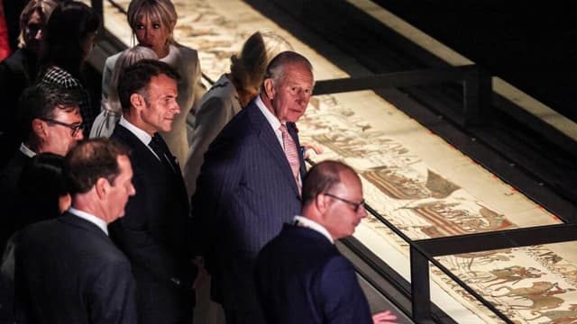 Macron to hold first talks with UK’s Burnham after viewing Bayeux Tapestry in London
