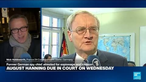 German ex-spy chief arrested for suspected espionage, treason